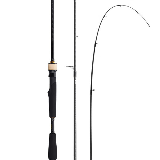 达亿瓦（DAIWA）BASS X Y路亚竿路亚钓鱼竿碳素泛用微物路亚远投钓竿鱼竿十大品牌 682MLS.Y（2.03米中软调直柄）