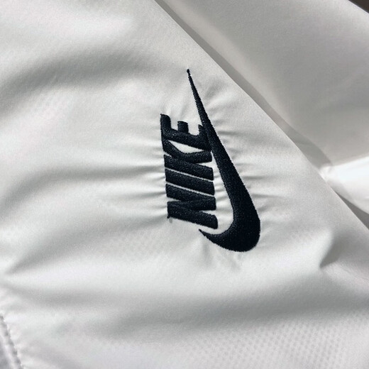 耐克（NIKE）外套女装夏季运动服宽松连帽休闲夹克梭织开衫上衣DM6180 DM6180-100白色  M