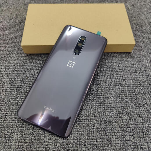 OnePlus 7 Heckabdeckung Glas reines Original OnePlus 7T Mobiltelefon Akkuerabdeckung 1+7Pro Disassembled 99 NEUE HINTER HAFTE ORIMALE DESSEMBED 1+7 Obsidian Grey Belt Frame 99 Neu