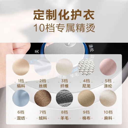 苏泊尔挂烫机家用蒸汽烫衣服大功率挂式熨烫机蒸汽熨斗服装店专用 【带熨烫板】钛灰色双杆