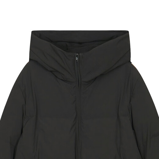 
LESS winter loose large-fit double-head zipper down jacket for women with hooded white goose down jacket for women 2O0C13240 001 black XS