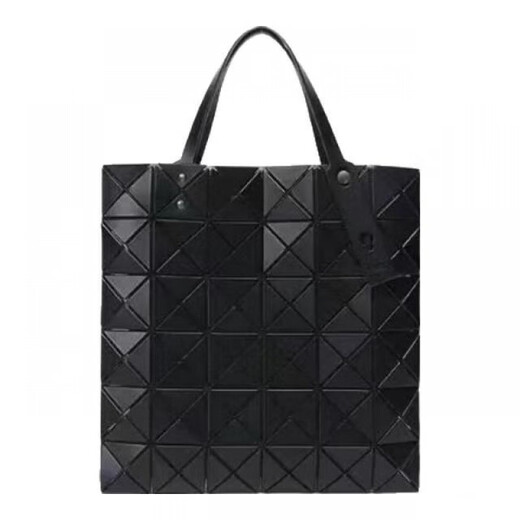 三宅一生（ISSEY MIYAKE）Matte六格哑光大容量PVC托特包Tote包购物手提单肩包七夕礼物 灰绿色BB06-AG671-64