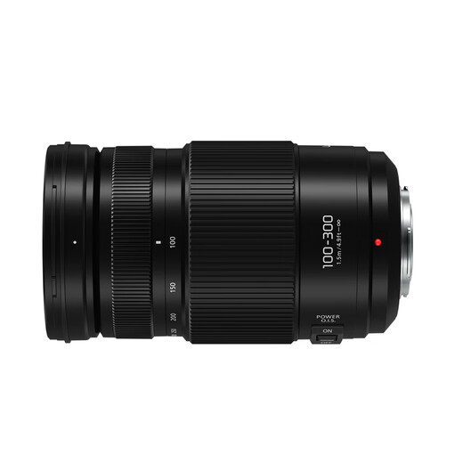 Panasonic 100-300mm F4.0-5.6 second generation mirrorless digital camera lens telephoto lens M43 mount black Macro 4/3 system interface