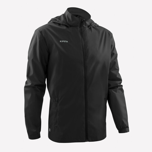 Decathlon sports jacket men's spring and summer thin windproof quick-drying running windbreaker soccer rain jacket MSGJ Shadow Black 2XL