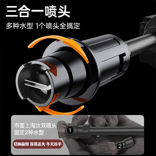 Xianniao high pressure car wash water gun household lithium battery wireless car wash machine portable car wash artifact high power electric car brush pump