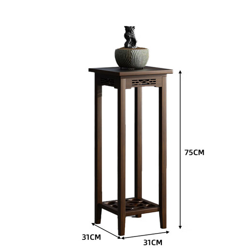 Anya flower rack balcony floor-standing flower rack indoor living room decoration rack bamboo multi-layer succulent flower pot rack 2