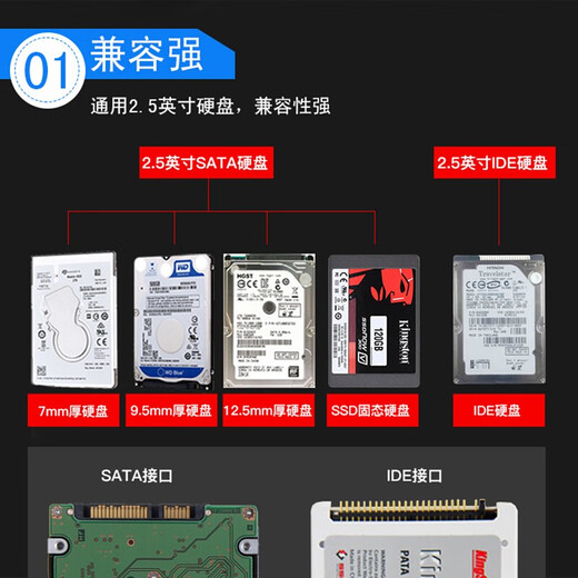 Liantuo Desktop Hard Drive Bracket 2.5 to 3.5-inch SSD Solid State Mechanical Hard Drive Bracket Hard Drive Bracket