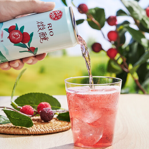 Ruio (RIO) Cócteles pre-mezclados de vino extraño, series de bajo alcohol, 330 ml de con sabor a un solo *8 latas, 330 ml *8 latas, sabor a bacterias de ácido lácteo único