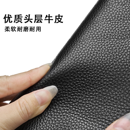 Boston Paul Wallet Men's Long Genuine Leather Zipper Large Capacity Multi-Slot Multi-functional Driver's License Handbag Chinese Valentine's Day Gift Brown Lychee Pattern