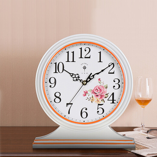 Polaris (POLARIS) wall clock, classical European clock, retro living room decoration table clock, creative bedroom bedside clock 70090-1