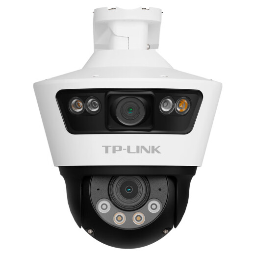 普联（TP-LINK）监控摄像头家用 高清无线室外防水球机 手机APP远程看家 全彩红外夜视360度全景旋转云台版监控器 【双镜头丨双画面】800万断电续航版 64GB内存卡【免费升级128GB卡】