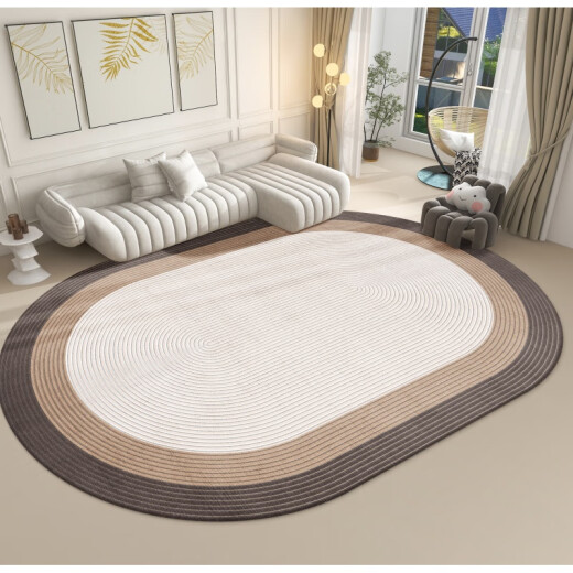 Le salon du tapis SOCIAL SOFFAT COVERNE LA LA LA LA BASE PEUX PEUT être essuyé gratuitement de ménage irrégulier imperméable et sa chambre sale moderne 8475 200cm * 300cm [Création forme de conception personnelle
