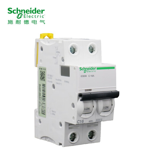 Schneider air switch A9 series IC65N small circuit breaker 2P double in and double out C type 16A air open main switch A9F18216
