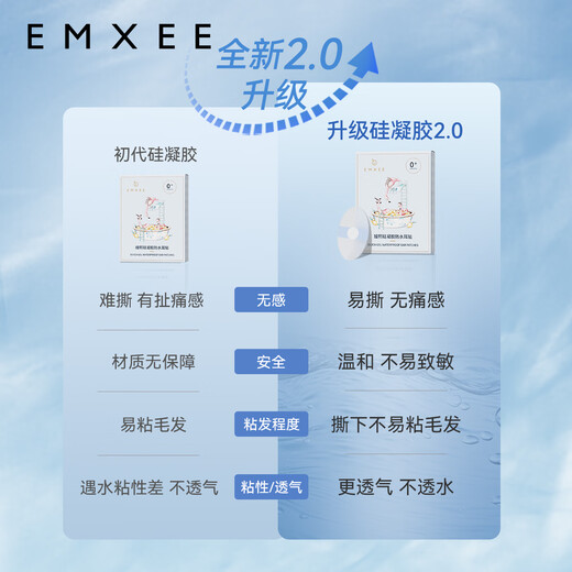 嫚熙（EMXEE）防水耳贴婴儿新生儿童洗澡护耳贴耳朵防进水宝宝洗头神器 90片