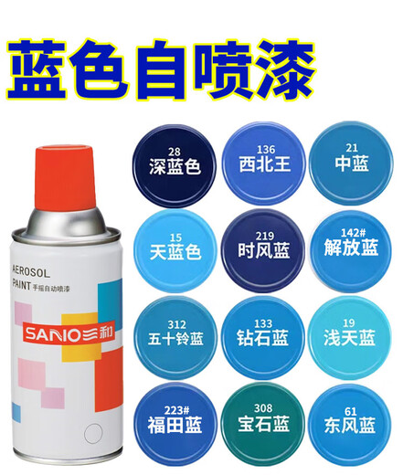 Handgesiedelte Raul-Farbkarte Ral5010 Gentian Blue 5015 Sky Blue Custom Anti-Rust Paint Ral5009# Sky Blue