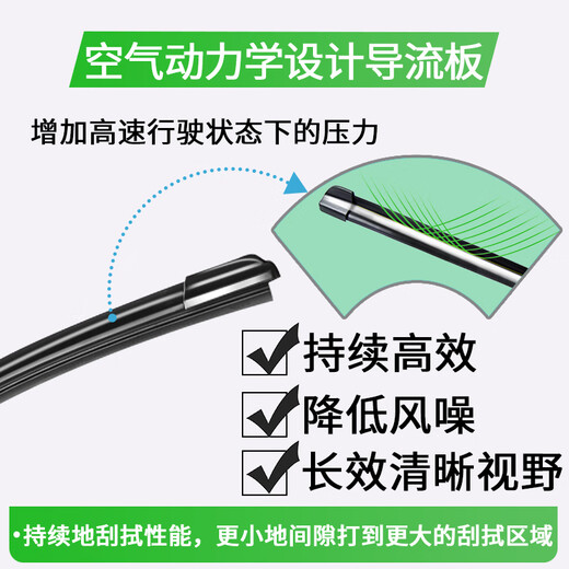 适用吉利睿蓝枫叶60s雨刮器原厂原装22年23款PRO新能源无骨雨刷片 枫叶60S/60Spro【2022-2023】 前雨刷1对