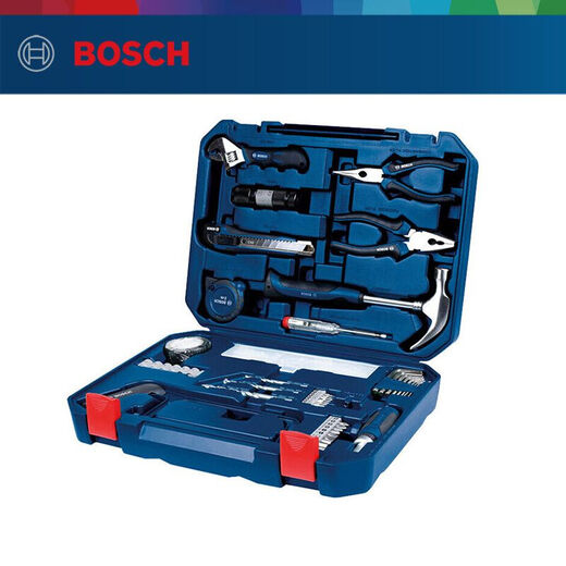 Bosch (BOSCH) tool box household multi-functional hardware hand tool set 108 pieces full set storage home plumber repair 108 piece hand tool set