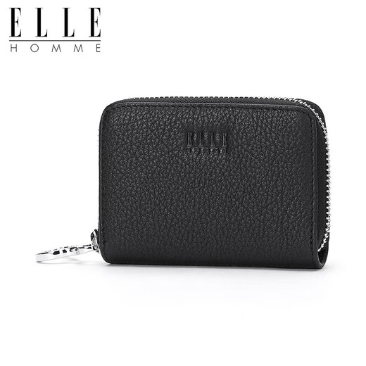 Elle Homme Herren-Kartenbeutel Multi-Card Anti-Diebstahl-Bankkartenkoffer Top-Layer Cowide mit großer Kapazität Organ Herren-Kartenbeutel ED288703340 Schwarz