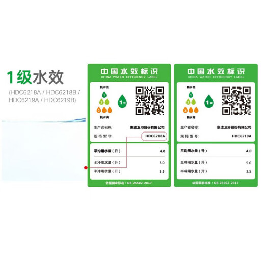 惠达（HUIDA）卫浴一级节水抽水座便器喷射虹吸式大冲力脲醛盖板马桶坐厕卫生间 6218【抗菌脲醛盖板】305mm坑距