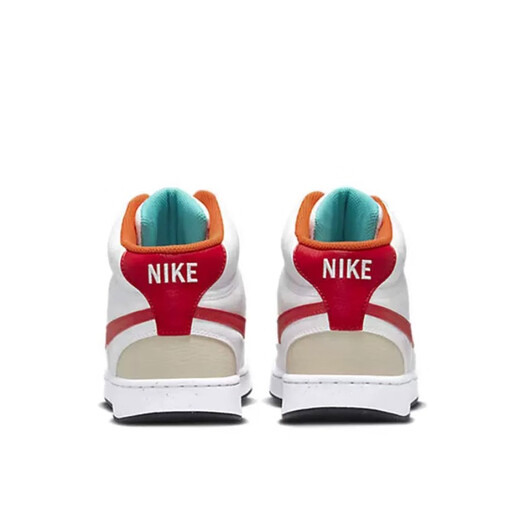 Nike (Nike) [Spot] Nike Court Mid Classic Retro Vielseitige Casual Trendy Shoes CD5466-101 FD9926-161 White und Red 40.5