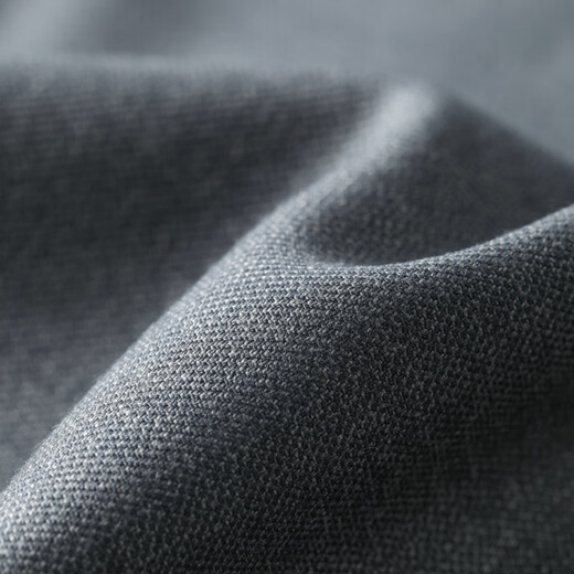 YOUNGOR shirt men's autumn and winter young men's long-sleeved shirt wool blended fabric solid color shirt gray plain VLQW119708DBA 44 (185/108A)