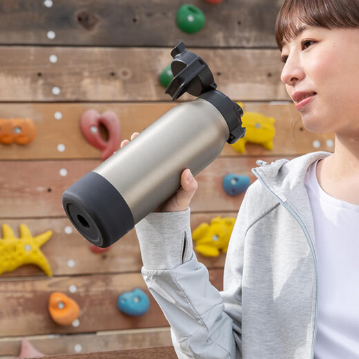 TIGER Outdoor Cooler Cup Holiday Gift Large Capacity Outdoor Sports Water Cup MTA-B120-KK Obsidian Black 1.2L