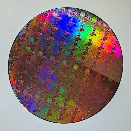 Crystal CPU wafer wafer photolithography integrated circuit chip semiconductor silicon wafer teaching science test 12 inches 10 free acrylic bracket
