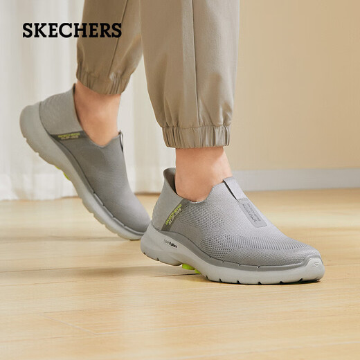 Skechers Flash Wear Shoes's Summer Summer Souffing Walking Chaussures avec un pied, semelle douce Sneakers décontractés polyvalents 216278