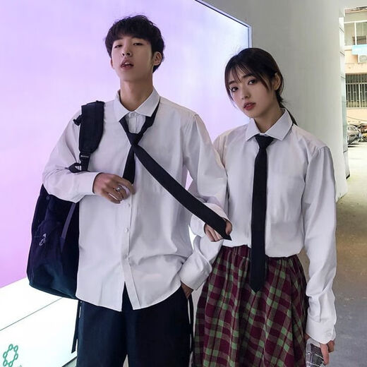 Qinsilu Hong Kong White Shirt White Student Style Coreano Corea de moda