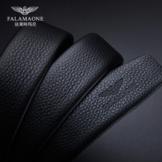 Falamaone Luxus Neue Marke Echtes Leder-Herren-International Top Ten Ledergürtel Valentinstag Geschenkbox High-End-Hosengürtel, um Geburtstagsgeschenke PD826 Waffe zu senden [leichte Luxus-vielseitige Business Casual] 120 cm [High-End-Geschenkboxverpackung]