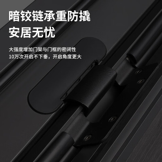 
Tinggu Jing engraved cast aluminum security door entrance door aluminum foil filled grade A entrance door light luxury high-end home support customization 05 face 3D intercom smart lock 1050*2150