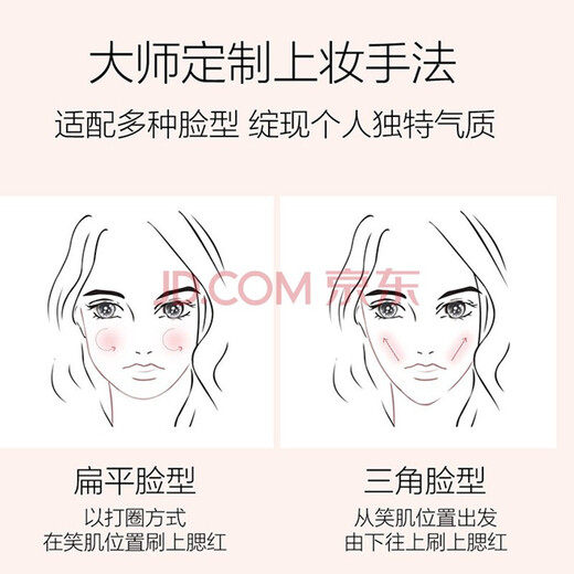 MAOGEPING мягкие марлевые румяна с иллюзией, румяна-хайлайтер 801806 802, контурный нюдовый макияж, естественно осветляющий праздничный подарок на день рождения, градиентные румяна # 801, полоскание магнолии (сломанный блеск), один цвет