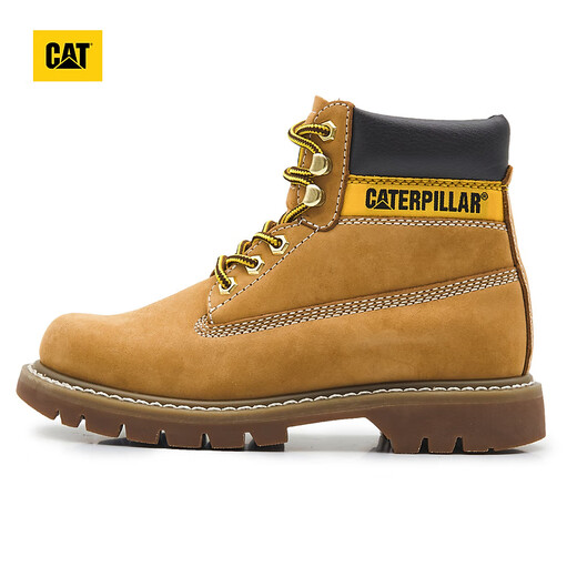 CAT Carter Classic Big Yellow Boots Martin Boots Working Boots Men and Women's Shoes Colorado Outdoor Reinforced Short Boots Shopping Mall Yellow Women 36