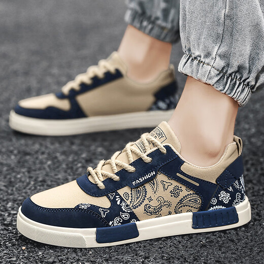 
Western Camel (VANCAMEL) large-size summer canvas shoes, summer shoes, men's versatile breathable and non-slip men's casual shoes, semi-torque 826 black rice, mesh 39