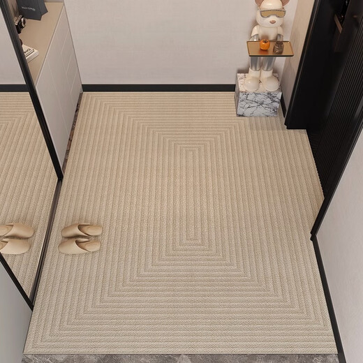 Hua Fei Hua entry door floor mat, stain-resistant, no-wash, wipeable PVC door mat, entry door mat, cuttable entrance door, Vanilla-4N 120cm180cm