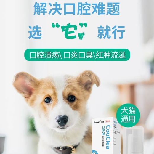 Paiwei SF same-day delivery Paiwei stomatitis net for pets with red and swollen sores, cup-shaped lysozyme for dogs and cats, specifically for cats