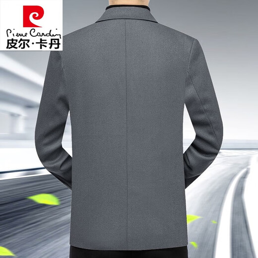 Pierre Cardin High-End Wolle Casual Anzug Männer Slim Business Anzug Jacke Herren Frühling und Herbst mittleren Western Kleidung Ziegelstein Red 170/88a