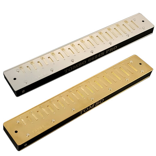 
Tongbao TOMBO imported from Japan Adult Advanced Advanced Performance 24-hole Polyphonic Harmonic Plating Seat Plate 6624S PRO FNm Natural Minor