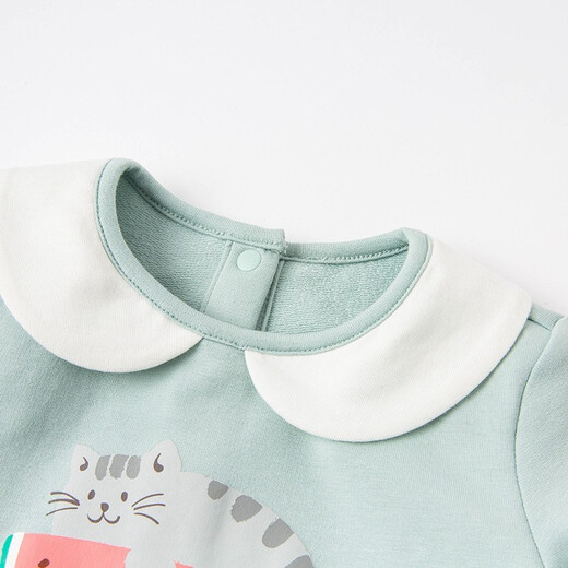 David Bella (Dave/Bella) modische Mädchen entsprechen dem zweiteiligen Kinder-Set für Kinder für Herbst und Kleinkinder Frühling und Herbstgrün [DBM16820] 66 cm (12m (empfohlene Höhe 59-66 cm)))