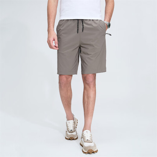 Danse avec le loup [Elastic à quatre côtés à quatre côtés] Commu au short masculin élastique décontracté et respirant 701 kaki 56 / xxl