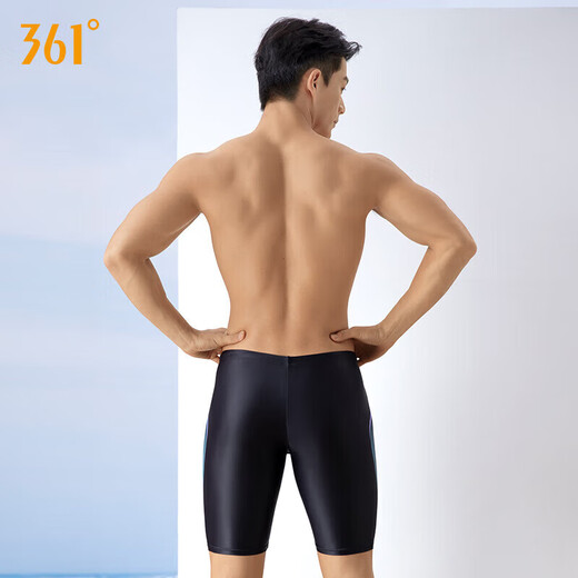 361 swimming trunks men's swimsuit comfortable anti-embarrassment five-point square angle quick-drying non-fitting hot spring professional training equipment