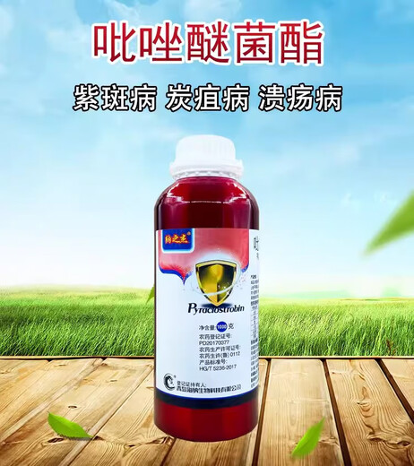 30% pyraclostrobin downy mildew purple spot anthrax rust scab pesticide fungicide 1000g (aluminum bottle)