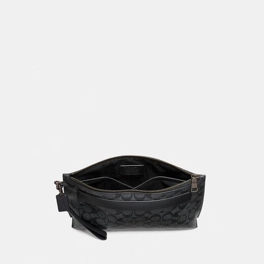 Coach autorisierte offiziell autorisierte neue Männer für modische Casual Clutch Weihnachtsgeschenk Valentinstagsgeschenk [Binded Warehouse Shipping] Black F29508CQBK