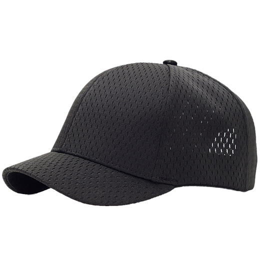 Senior wine style, short hat, men's equestrian hat, summer thin air-saving cool net hat, trendy brand, black 5CM quick-drying mesh hat, 22A adjustable (55-59 cm)