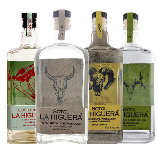 拉伊格拉（La Higuera）【原瓶进口】墨西哥羊头鹿头虎头牛头索托sotol龙舌兰酒 鹿头索拖龙舌兰 750mL 1瓶