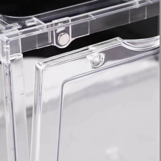 Yong Huan Full Hard High Transparent Shoe Box Shoe Wall Magnetic Absorption Box Sneaker Box Magnetic Side Opening Dustproof Anti-Oxidation Six Sided Wall Cabinet Ten Packs Six Sided High Transparent Side Opening Product Explanation Video Right