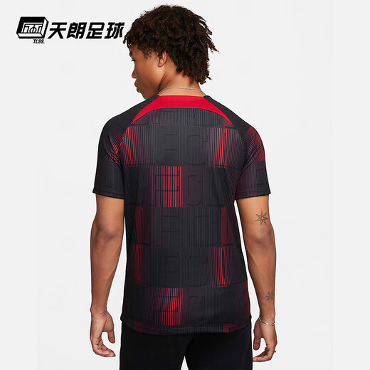 Nike (Nike) Tianlang Football Nike Liverpool Traje de entrenamiento de calentamiento de fútbol de manga corta Jersey FZ4049-688 Azul y Rojo#FZ4049-688 S