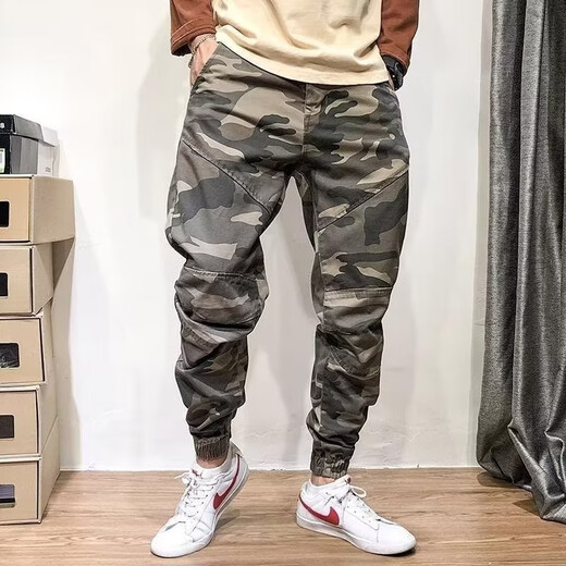 Hu Ziniao American Nouveau pantalon de camouflage de grande taille en liberté