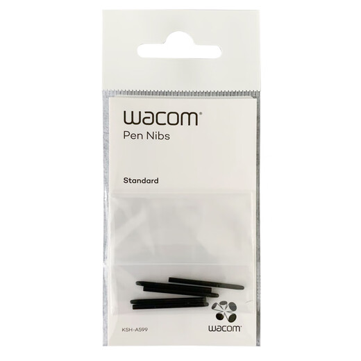 Wacom数位板笔芯影拓ctl472 672 6100 671 690 pth660手绘板笔尖 一代原封包装黑色标准5支装 0x0cm