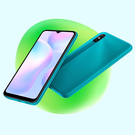 Xiaomi Redmi 9a 5000mAh Großes Batterie -Handy für Senior -Schüler Android Smartphone für Sand und Kies Black 4+64 GB Paket 1